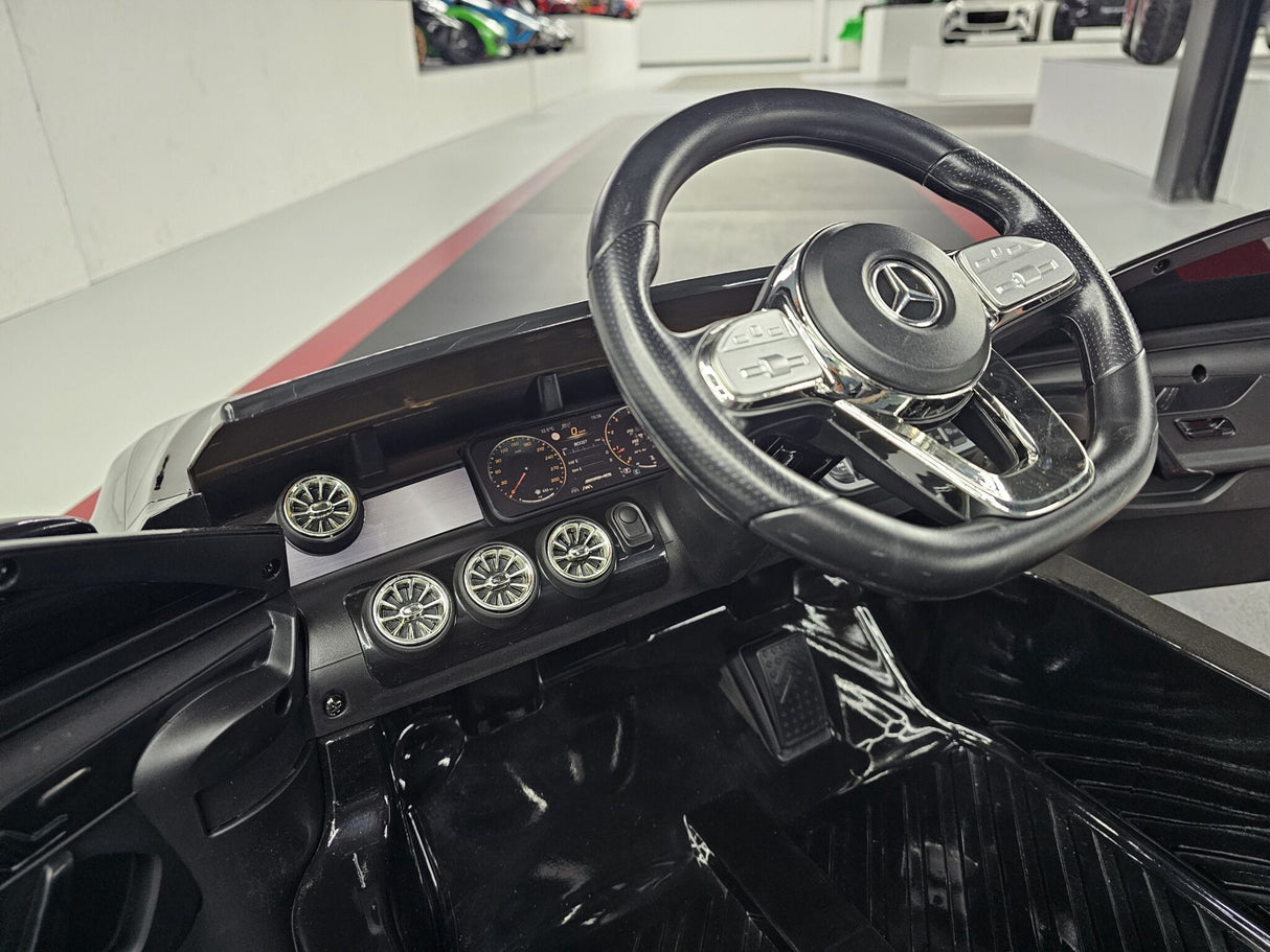 Electric children's car Mercedes CLA 45 metallic black