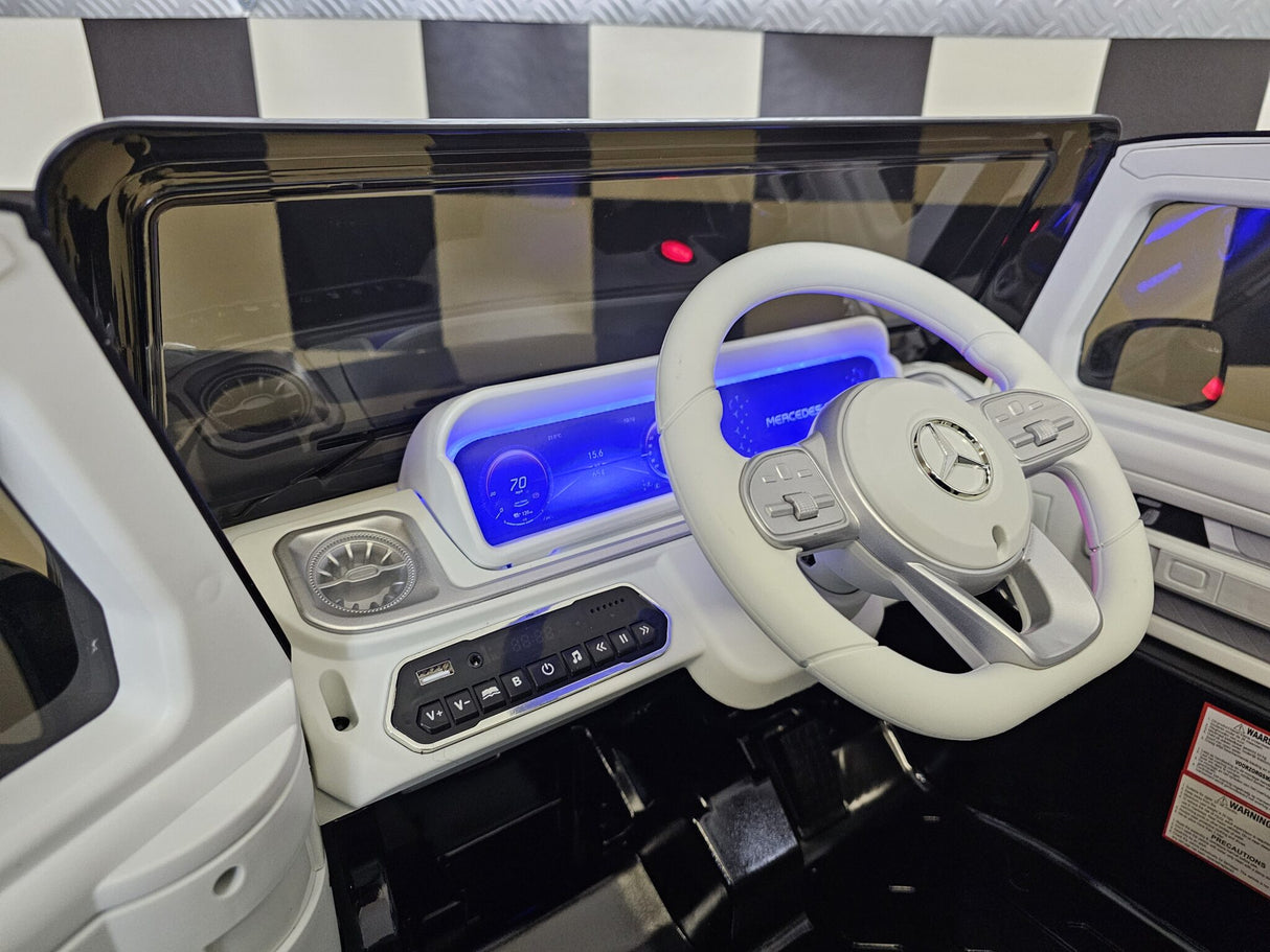 Children's car Mercedes EQG black 12 volts