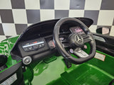 Children's car Mercedes SL63 12 volt metallic green