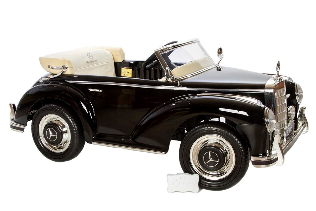 Mercedes 300S Elbil til Børn, Sort, 2x12V