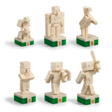 Chess Set Overworld Heroes vs. Hostile Mobs - Minecraft
