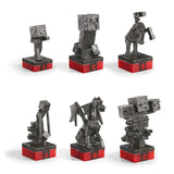 Chess Set Overworld Heroes vs. Hostile Mobs - Minecraft