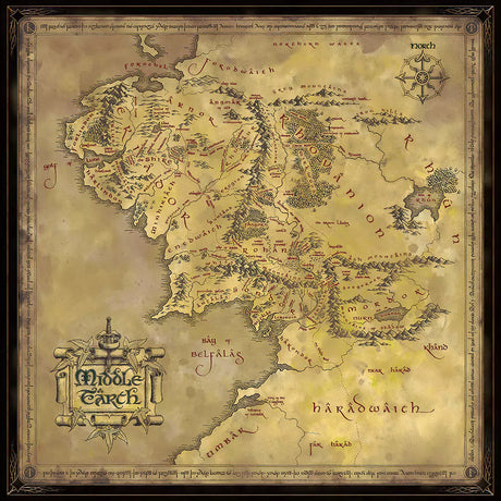 Puzzle - Middle earth’s map