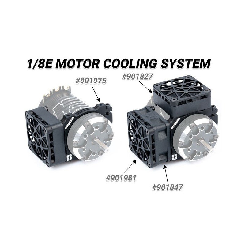HighRev. motor fan 40x40x10mm - 1S/2S - receiver connector