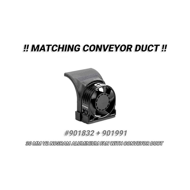 Aluminium HighRev. motor fan V2 30x30x10mm - 1S/2S