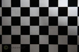 Oracover Fun 3 Silver-Black Checkered 2m