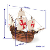 OcCre Santa Maria 1/50 Ship 530mm w/ Starter Pack