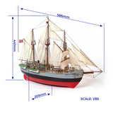 OcCre Fram 1/85 Expedition Ship 586mm