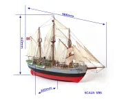 OcCre Fram 1/85 Expedition Ship 586mm