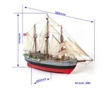 OcCre Fram 1/85 Expedition Ship 586mm