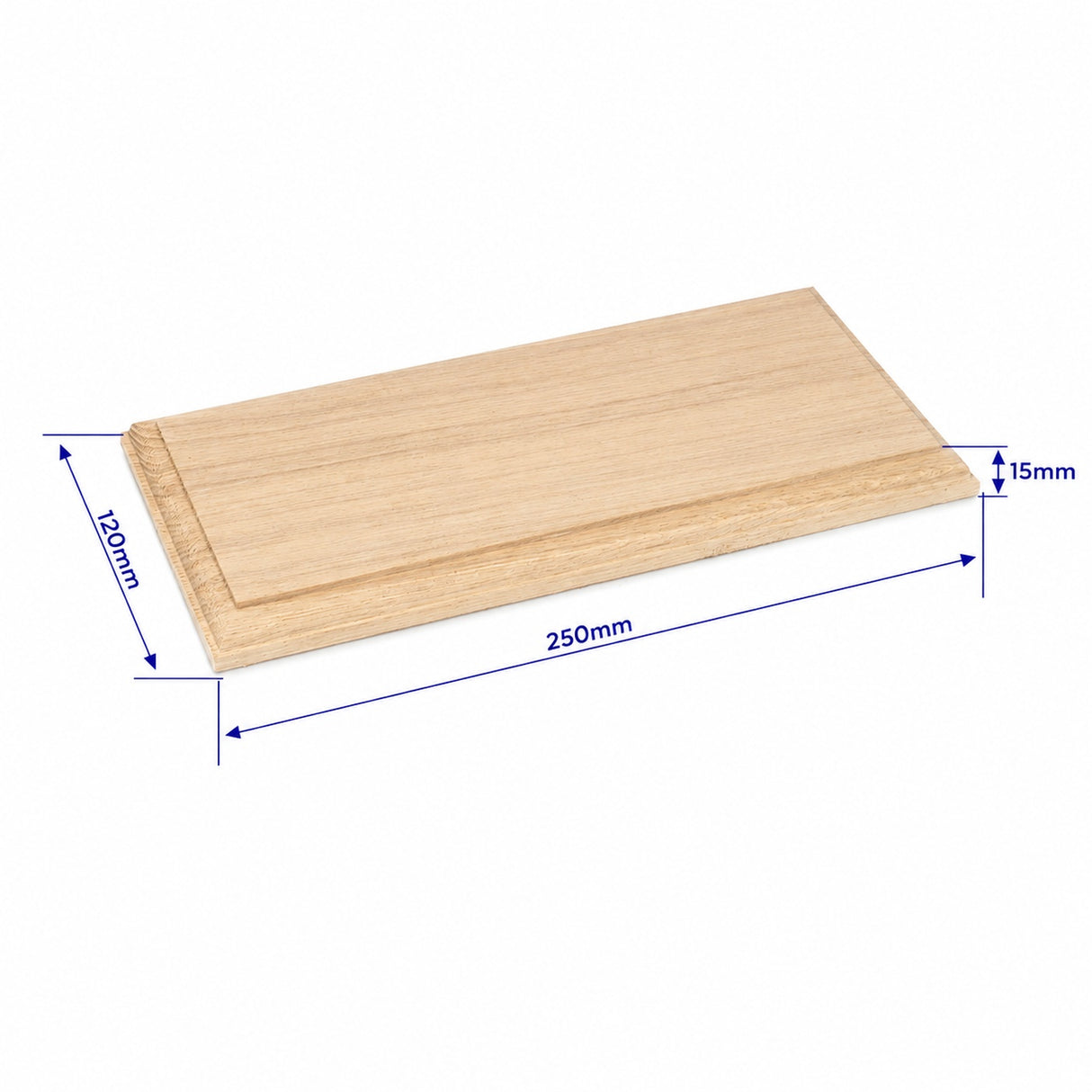 OcCre Display Base 250x120mm Solid Oak