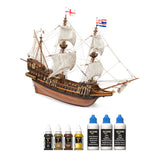 OcCre Paint Set 7 Bottles Golden Hind