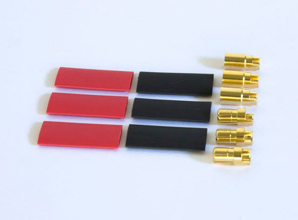 TEAM ORION ORI40014 - GOLD PLUG 6MM MALEx3/FEMALEx3