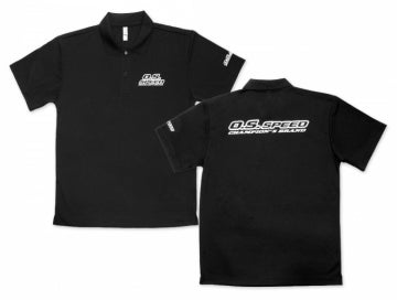 O.S.Engine 79883670 - O.S.SPEED Dry Polo Shirt 2023 Black XXL