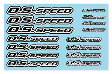 O.S.Engine 79884297 - O.S.SPEED Pro Decal 2023 Black