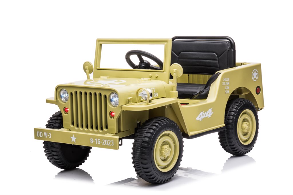 Azeno Desert Olive Elbil til børn, 4x12V