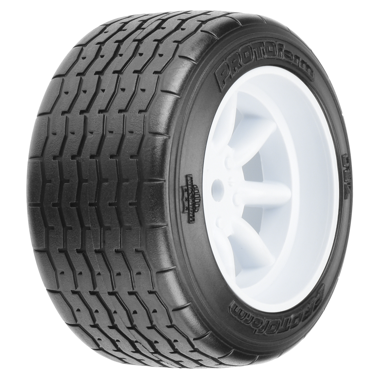 VTA Rear Tire 31mm, Mounted White Wheel