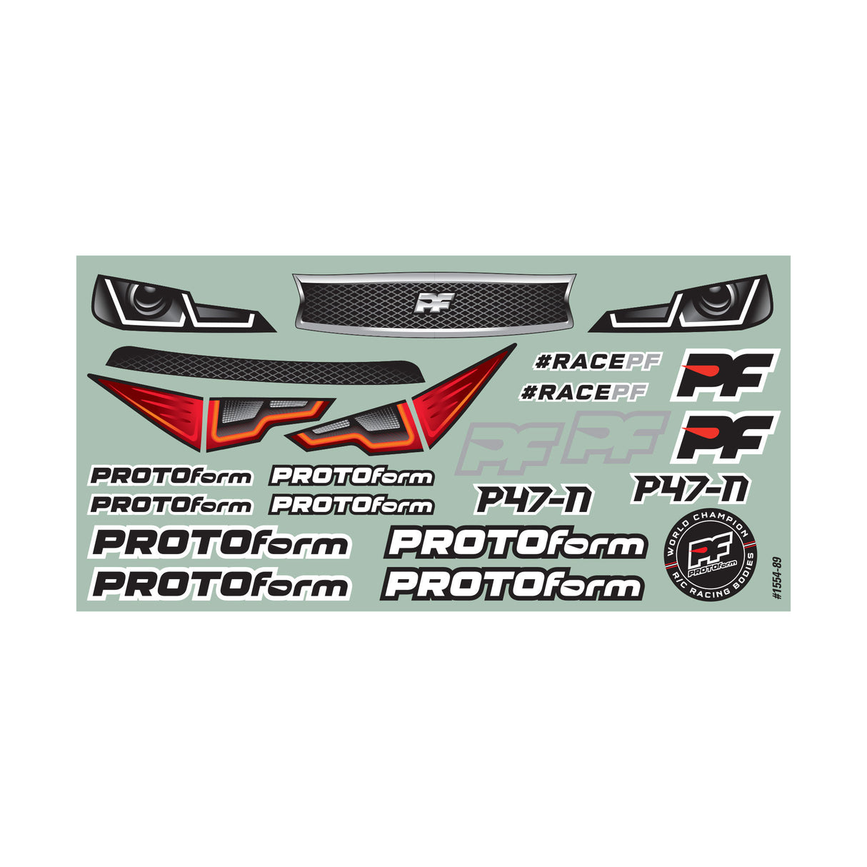 P47 Light Weight Clear Body :200mm