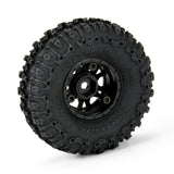 1/24 Trencher F/R 1.0 Trs MTD 7mm Blk Impulse (4)