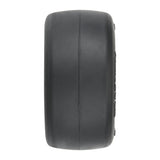 1/16 Reaction Rr Tires MTD 7mm Blk/Sil:MiniDrag(2)