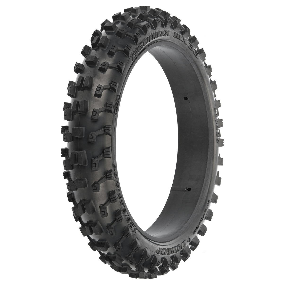 Dunlop Geomax MX33 V2 Bead CR4 Front Tire MTD on Sleeve for Pro-Spec Aluminum Wheel