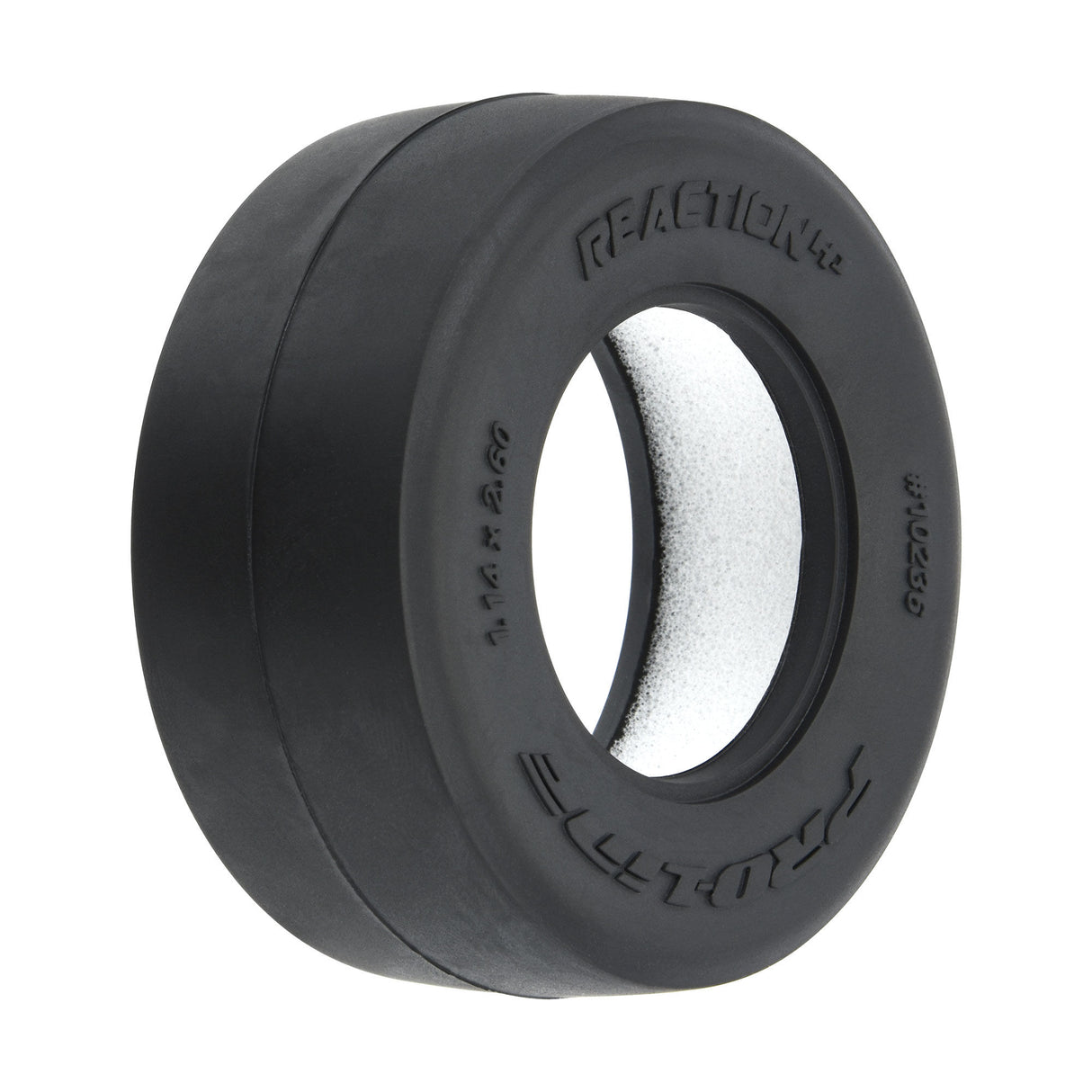 Reaction HP No-Prep Drag Racing BELTED Tires (2) for Losi Mini No-Prep Drag Car Rear