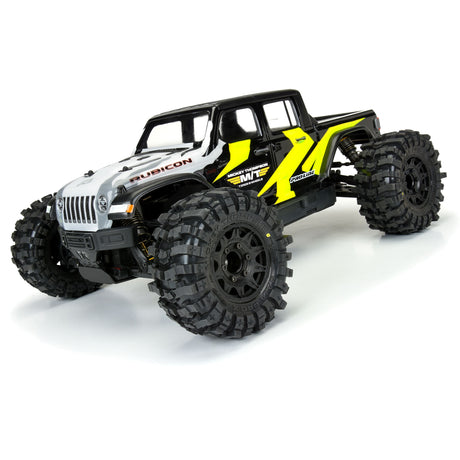Mickey Thompson Baja Pro X 2.8" Tires Mounted on Raid Black 6x30 Removable Hex (12mm & 14mm) Wheels (2) for Big Rock™ 3S, Granite™ 3S, Stampede® 2wd & 4x4 and other 1/10 Monster Trucks