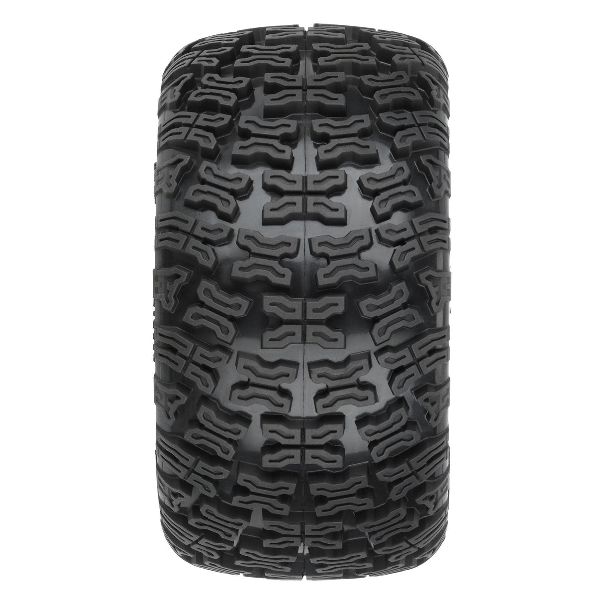 Bonesaw 2.8" All-Terrain Truck Tires Mounted on Raid Black 6x30 Removable Hex (12mm & 14mm) Wheels (2) for Vorteks 4x4 and other 1/10 Trucks Front or Rear