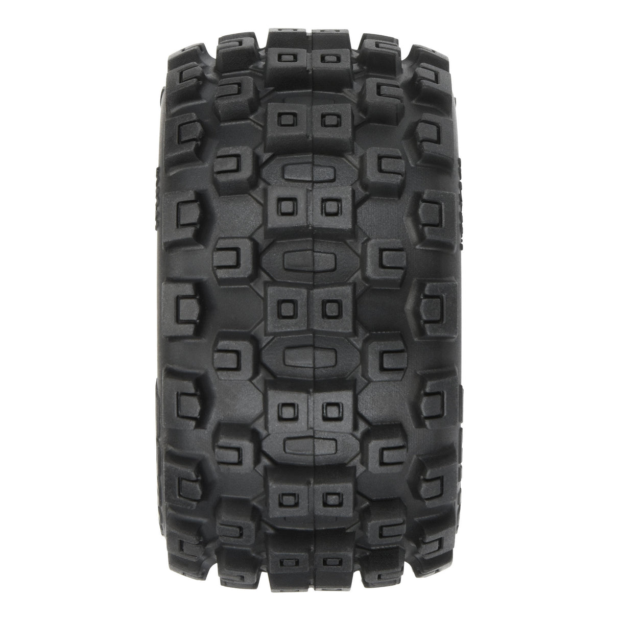 Badlands MX 1.85" All-Terrain Truck Tires (4) Mounted on Raid Black 12mm Hex Wheels for Granite GROM 4x4 Front or Rear