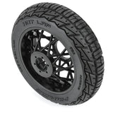 Hot Lap S3 Motorcycle Rear Tire Mounted on Black Supermoto Wheel for Promoto-MX Rear