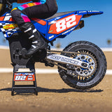 Hot Lap S3 Motorcycle Rear Tire Mounted on Black Supermoto Wheel for Promoto-MX Rear