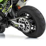 Supermoto V2 S3 Rear Tire Mounted on Black Supermoto Wheel for Promoto-MX/SM