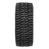 Mirage TT F/R Tires Mounted 12mm Hex Satin Silver Impulse (4) for Arrma Mojave Grom