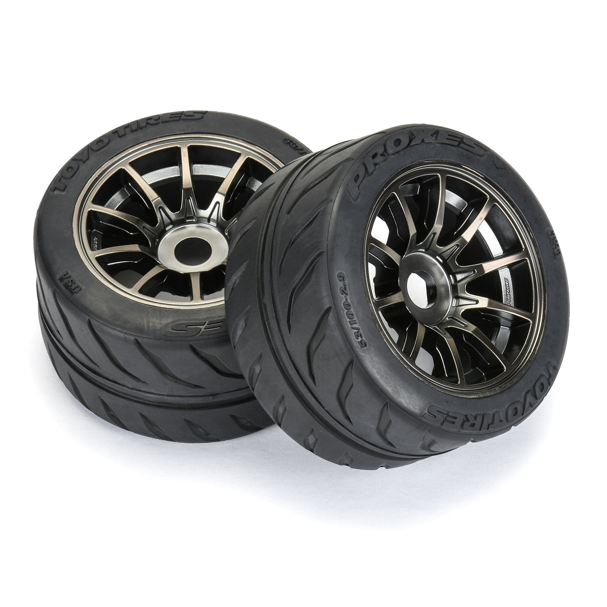 Toyo Proxes R888R S3 F/R 53/100 2.9" BELTED MTD 17mm Spectre (2)
