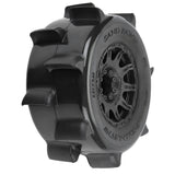 Sand Paw HP BELTED F/R 3.8" MT Tires MTD 17mm Black Raid (2)