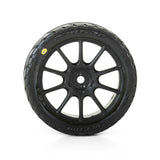 Vector Tire MTD 12mm Black Mach 10 Wheel (4) for ARRMA TYPHON GROM