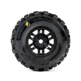 Badlands MX F/R MTD 12mm Black Split Six (4) for ARRMA MOJAVE GROM