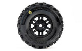 Badlands MX F/R MTD 12mm Black Split Six (4) for ARRMA MOJAVE GROM