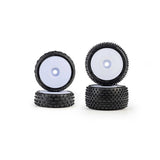 Pro-Line Racing 1/24 Wedge Front and Prism Rear Carpet Tires Mounted 7mm White (4): Losi Micro-B