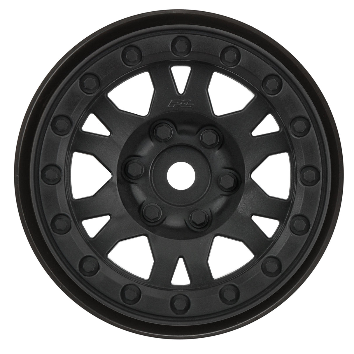 Fr, R Impulse 1.9 Blk Plastic Bead-Loc Whl:Crawler