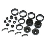 Carbine 1.9 Black Dually Wheels for Crawlers F/R
