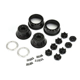 1/10 Raid Bead-Loc F/R 2.2/3.0 SC (2) Silvr/Blk