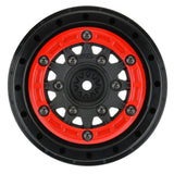 1/10 Raid Bead-Loc F/R 2.2/3.0 SC (2) Rd/Blk