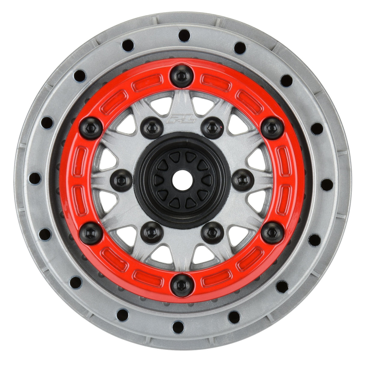 1/10 Raid Bead-Loc F/R 2.2/3.0 SC (2) Red/Grey