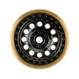 1/24 Rock Shooter Brass F/R 1.0 7mm Whl (2) Blk