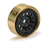1/24 Rock Shooter Brass F/R 1.0 7mm Whl (2) Blk