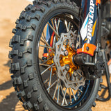Pro-Spec Aluminum Front Rim, Black: Promoto-MX