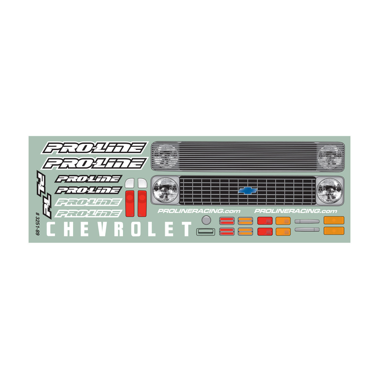 1972 Chevy C10 Pick-Up Body, Clear: ST,NST,NR,NRU