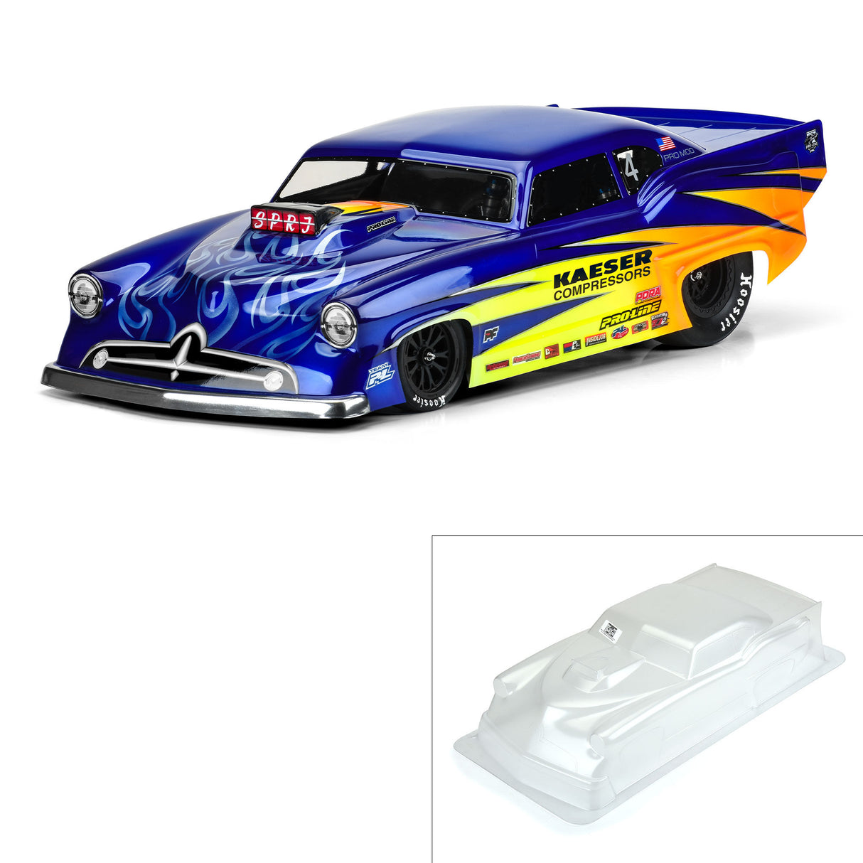 Super J Pro-Mod Clr Body for Slash 2wd Drag Car