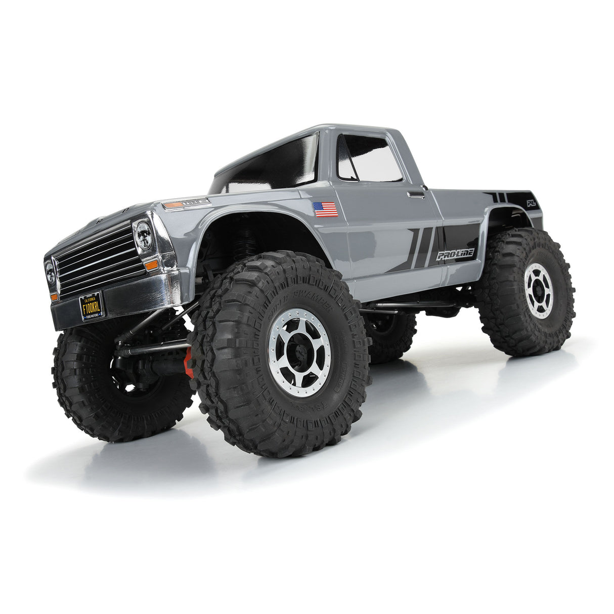 1/10 1967 Ford F-100 Clear Body 12.3 WB Crwlrs